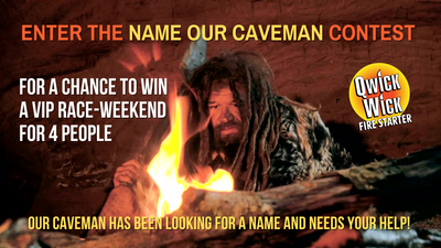 Qwick Wick Fire Starter Launches the Name Our Caveman Contest