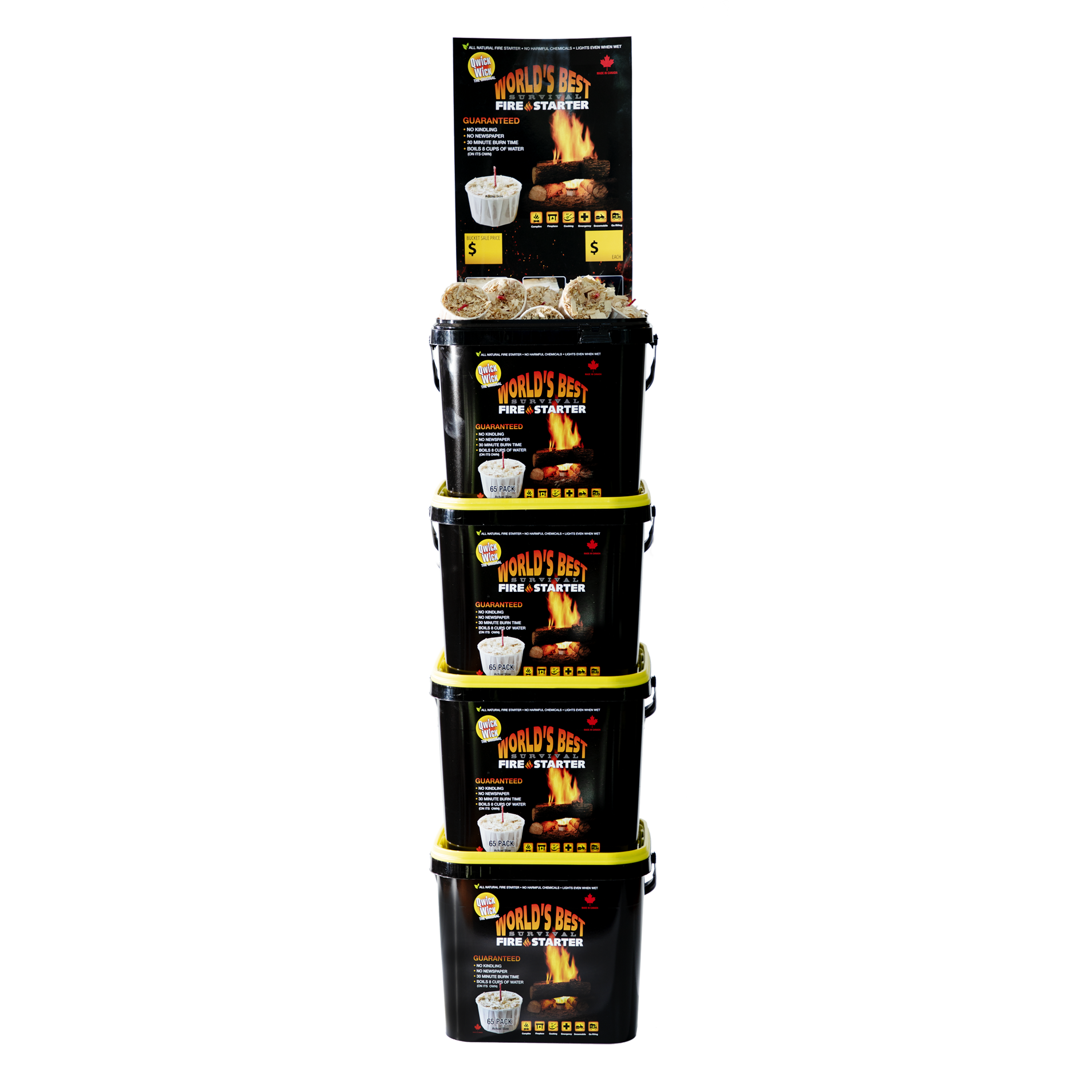 Master Display Unit Master Store Display Unit – Qwick Wick Fire Starter